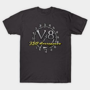 Muscle Car V8 Gauge T-Shirt